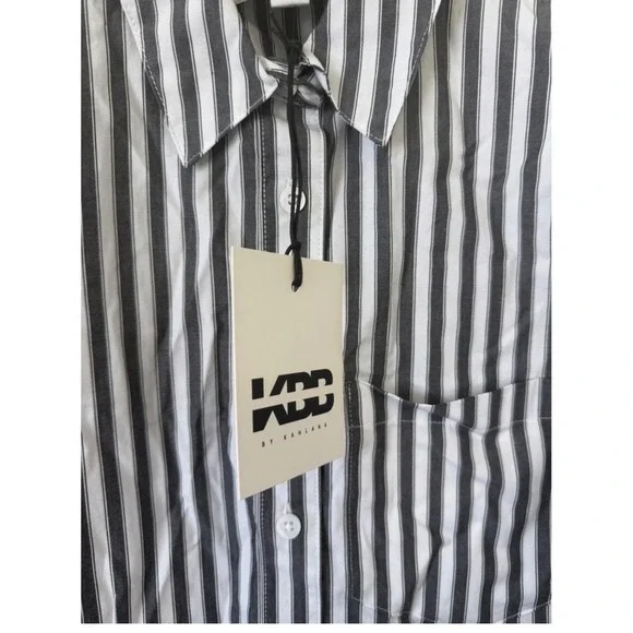 KBB by KAHLANA Women's Sleeveless Shoulder Pad Shirt  – Size XS – NWT - Picture 3 of 4